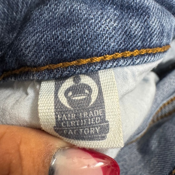 Universal Thread High Rise Skinny Jeans Candiani Denim Blue Raw Hem 14/32R - Picture 7 of 9